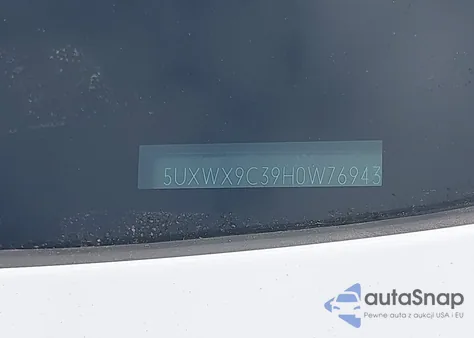 2017 BMW X3 xDrive28I z USA, uszkodzony, nr VIN 5UXWX9C39H0W76943